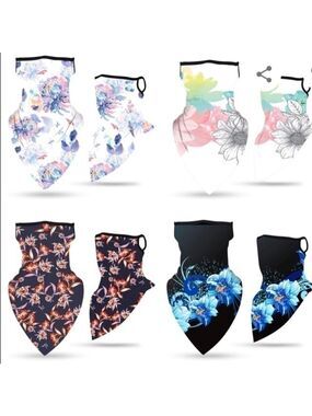 🌸4 NWT NECK GAITER